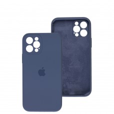 Чехол для iPhone 12 Pro Silicone Slim Full camera lavender gray