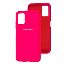 Чохол для Samsung Galaxy A03s (A037) Silicone Full рожевий / barbie pink