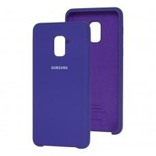 Чехол для Samsung Galaxy A8+ 2018 (A730) Silky Soft Touch фиолетовый