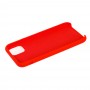 Чехол Silicone для iPhone 11 case красный
