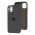 Чохол Silicone для iPhone 11 case dark gray