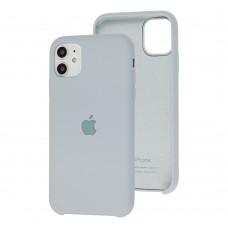 Чехол Silicone для iPhone 11 case mist blue 