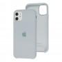 Чохол Silicone для iPhone 11 case mist blue