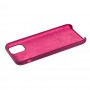Чехол Silicone для iPhone 11 case maroon