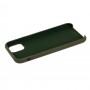 Чохол Silicone для iPhone 11 case dark olive