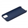 Чехол Silicone для iPhone 11 case dark blue 