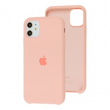 Чохол Silicone для iPhone 11 case pink sand