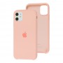 Чехол Silicone для iPhone 11 case pink sand 