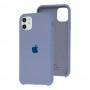 Чехол Silicone для iPhone 11 case lavender gray 