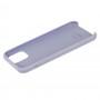 Чохол Silicone для iPhone 11 case lavender gray
