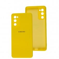 Чехол для Samsung Galaxy S20 FE (G780) Square camera full желтый