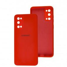 Чехол для Samsung Galaxy S20 (G980) Square camera full красный