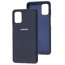 Чехол для Samsung Galaxy M31s (M317) Silicone Full темно-синий 