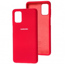Чехол для Samsung Galaxy M31s (M317) Silicone Full красный / rose red