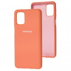 Чехол для Samsung Galaxy M31s (M317) Silicone Full персиковый / peach