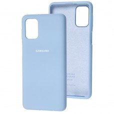 Чехол для Samsung Galaxy M31s (M317) Silicone Full голубой / lilac blue