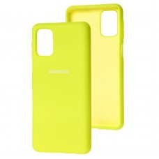 Чехол для Samsung Galaxy M31s (M317) Silicone Full желтый / flash
