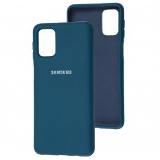 Чехол для Samsung Galaxy M31s (M317) Silicone Full синний / cosmos blue