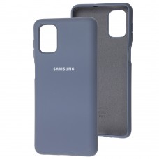 Чехол для Samsung Galaxy M51 (M515) Silicone Full серый / lavender gray