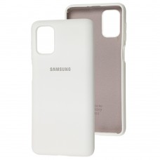 Чехол для Samsung Galaxy M51 (M515) Silicone Full белый