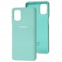 Чохол для Samsung Galaxy M51 (M515) Silicone Full бірюзовий / ice blue