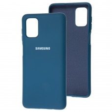 Чехол для Samsung Galaxy M51 (M515) Silicone Full синний / cosmos blue
