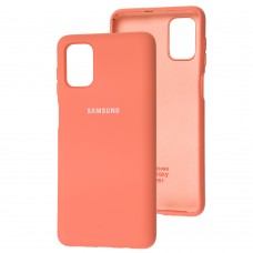 Чехол для Samsung Galaxy M51 (M515) Silicone Full персиковый / peach