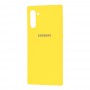 Чехол для Samsung Galaxy Note 10 (N970) Silicone Full желтый