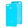 Чехол для Xiaomi Redmi 4x Silky Soft Touch голубой