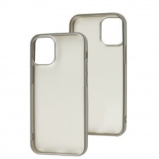 Чехол для iPhone 12 mini J-case TPU fashion silver