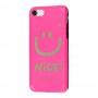 Чохол для iPhone 7 / 8 / SE 20 Nice smile popsocket рожевий