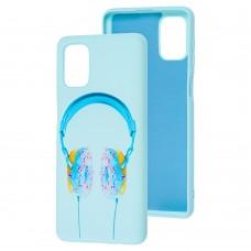 Чохол для Samsung Galaxy M51 (M515) Art case блакитний
