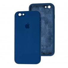 Чохол для iPhone 6/6s Silicone Full camera синій/navy blue