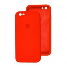 Чехол для iPhone 6 / 6s Silicone Full camera красный