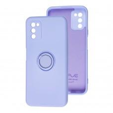 Чехол для Samsung Galaxy A03s (A037) WAVE Color Ring light purple