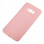 Чехол для Samsung Galaxy S8+ (G955) Silicone cover розовый
