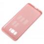 Чохол Samsung Galaxy S8+ (G955) Silicone cover рожевий