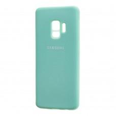 Чохол для Samsung Galaxy S9 (G960) Silicone cover бірюзовий