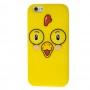 3D чехол Surprised Chicken для iPhone 6 желтый