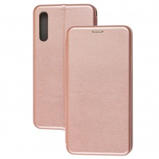 Чехол книжка Premium для Huawei P Smart Pro розово-золотистый