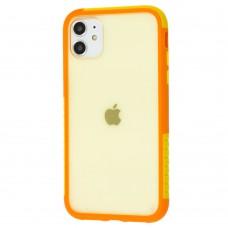 Чохол для iPhone 11 LikGus Mix Colour помаранчевий