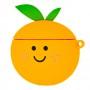 Чохол для AirPods Smile Fruits помаранчевий