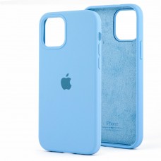 Чехол для iPhone 12 / 12 Pro Silicone Full голубой / cornflower
