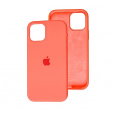 Чохол для iPhone 12/12 Pro Square Full silicone помаранчевий / pink citrus