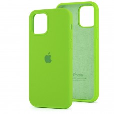 Чохол для iPhone 12/12 Pro Square Full silicone зелений / green