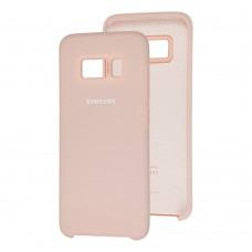 Чехол для Samsung Galaxy S8 (G950) Silky Soft Touch бледно-розовый