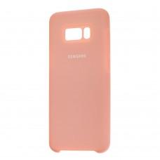 Чехол для Samsung Galaxy S8 Plus (G955) Silky Soft Touch розовый 2