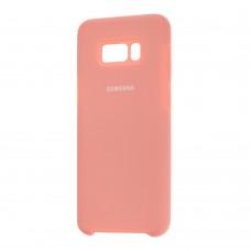 Чехол для Samsung Galaxy S8 Plus (G955) Silky Soft Touch персиковый 