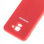 Чехол для Samsung Galaxy J6 2018 (J600) Silicone cover красный