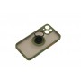 Чехол для iPhone 13 mini LikGus Edging Ring зеленый  
